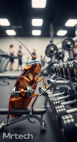 Proof that even the smallest of creatures are working hard for those gains. What’s your fitness motivation? 😂 #GymAddict #ViralVideo #FitnessJourney #Gains