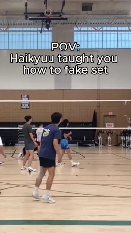 Almost shot for shot 🙄 #haikyuu #kageyama #setter #fakeset #overpass 