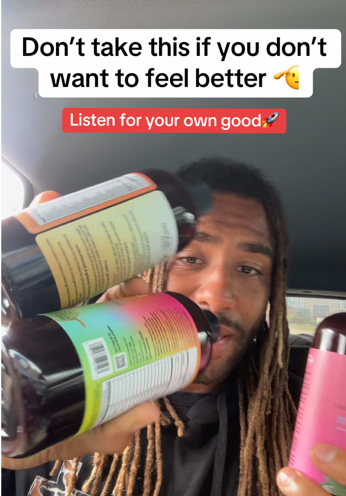 Don’t take it if you don’t want to feel great ❤️