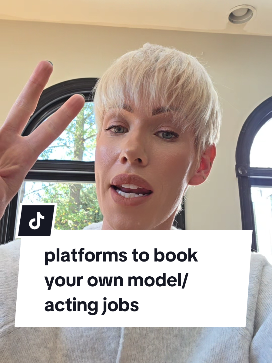 models... platforms to use to book your own jobs #model #modeltok #modelbooking #casting 