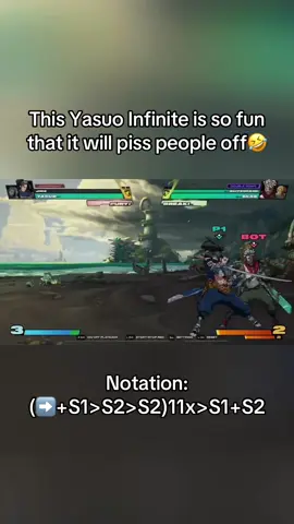 Corner is required to hit this infinite #yasuoleagueoflegends #leagueoflegends #2xko #fightinggamescommunity #fightinggamecombos 