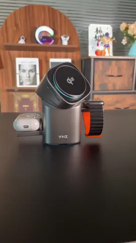 This will be a market-disrupting product.#3in1charger #3in1chargerstation #wirelesschargingstation #YWZ #wirelesscharging 