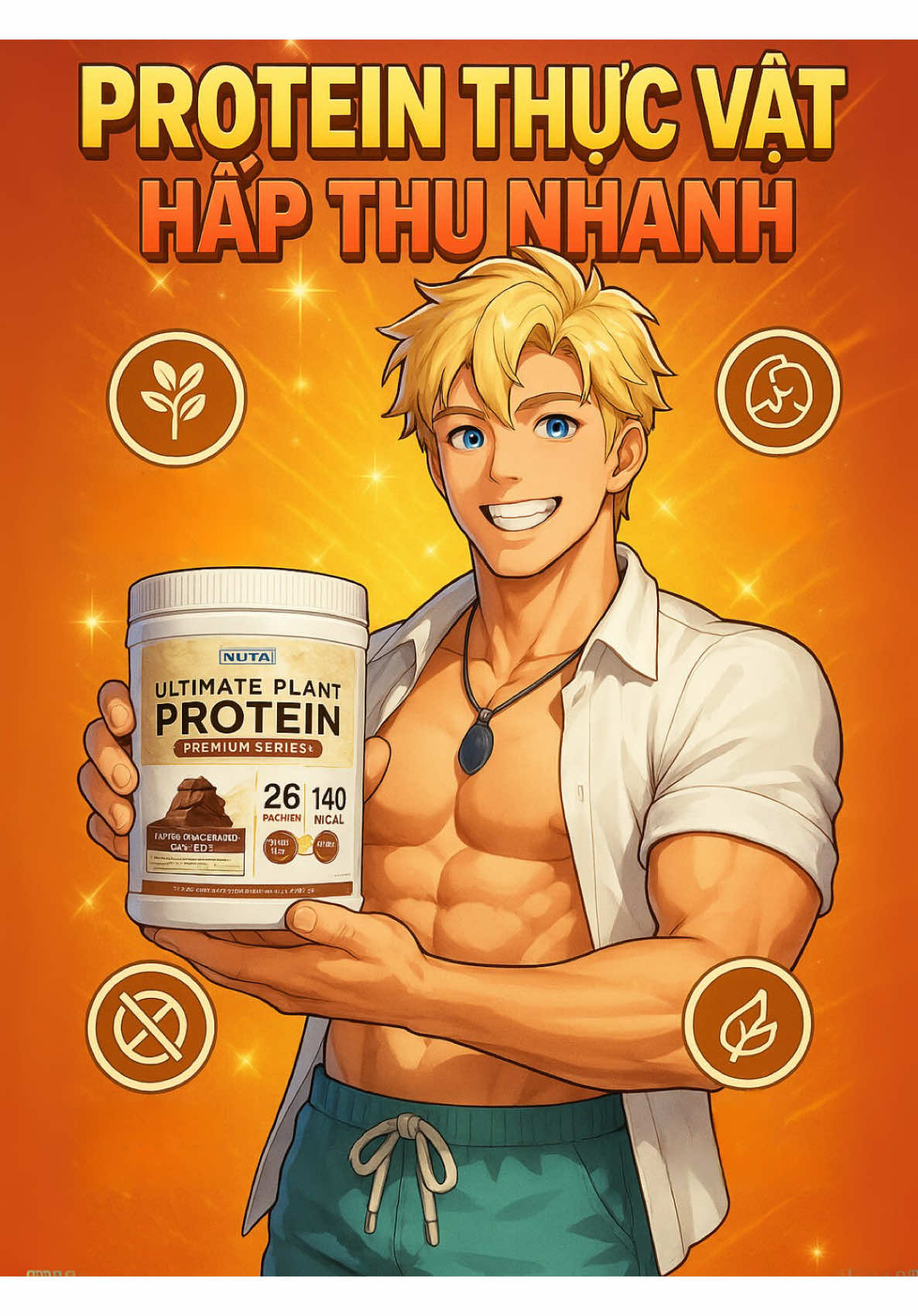 Tập gym xong nên ăn gì để tăng cơ bắp. #proteinthucvat #xuhuong #thucphambosung #nuta #suckhoecungtom 