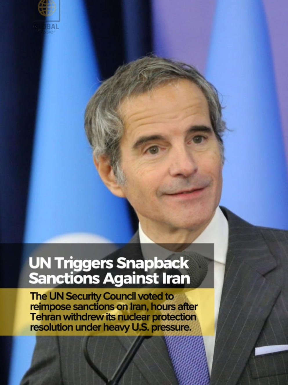 20SEP2025 • UN reimposes sanctions on Iran after nuclear resolution withdrawal. #Iran