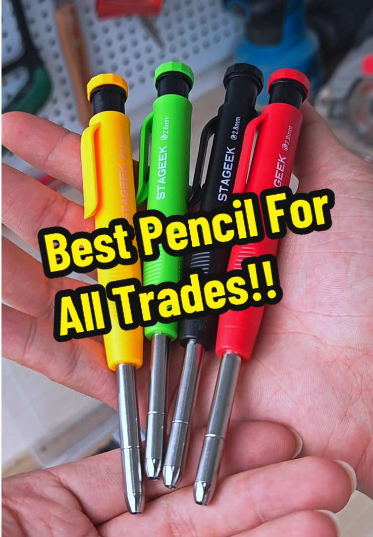 😏Every carpenter needs this pencil!! ✏️These carpenter pencils will bring an amazing upgrade to your work shop..🙌🏼#foryou#fyp#tiktokshop#pencil#woodworking#constructionworker#carpenter#pencilcarving#pencilsharpener#bluecollarworker#mechanicalpencil#bluecollar#giftsforhim#gifts#giftideas#blackfriday#foryou#tools#trades#superdeal#greatdeal#bestdeal#CarpenterTools#homeimprovement#construction#woodworking#plumber#electrician#handtools#DIYEssentials#tool#DIY#tip#tips#wood#woodworking#skills#amazing#ideas#toolslifehacks#craft #tooltips #avhrit#creatorsearchinsights #carpentersoftiktok #tradespeople #tradesman #tradeswoman #toolsofthetrade#toolsofthetrade