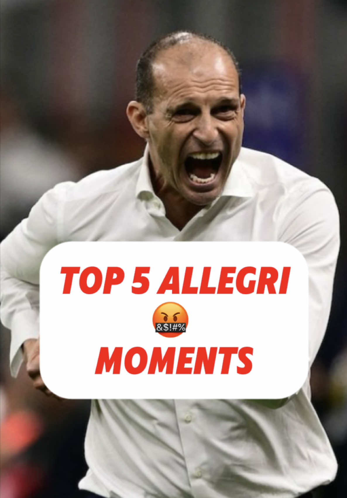 Top 5 Max Allegri Meltdowns 🦖😤 #fyp #allegri #juventus #milan #seriea 