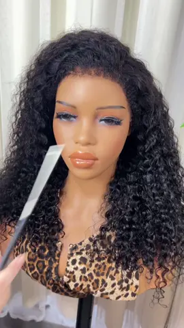 I have never seen this so natural baby hairs wig 4C edge curly wig, Glueless pre cut, pre plucked, pre bleached 😲 #hermosahair #4chair #4cwig #gluelesswig #fyp 