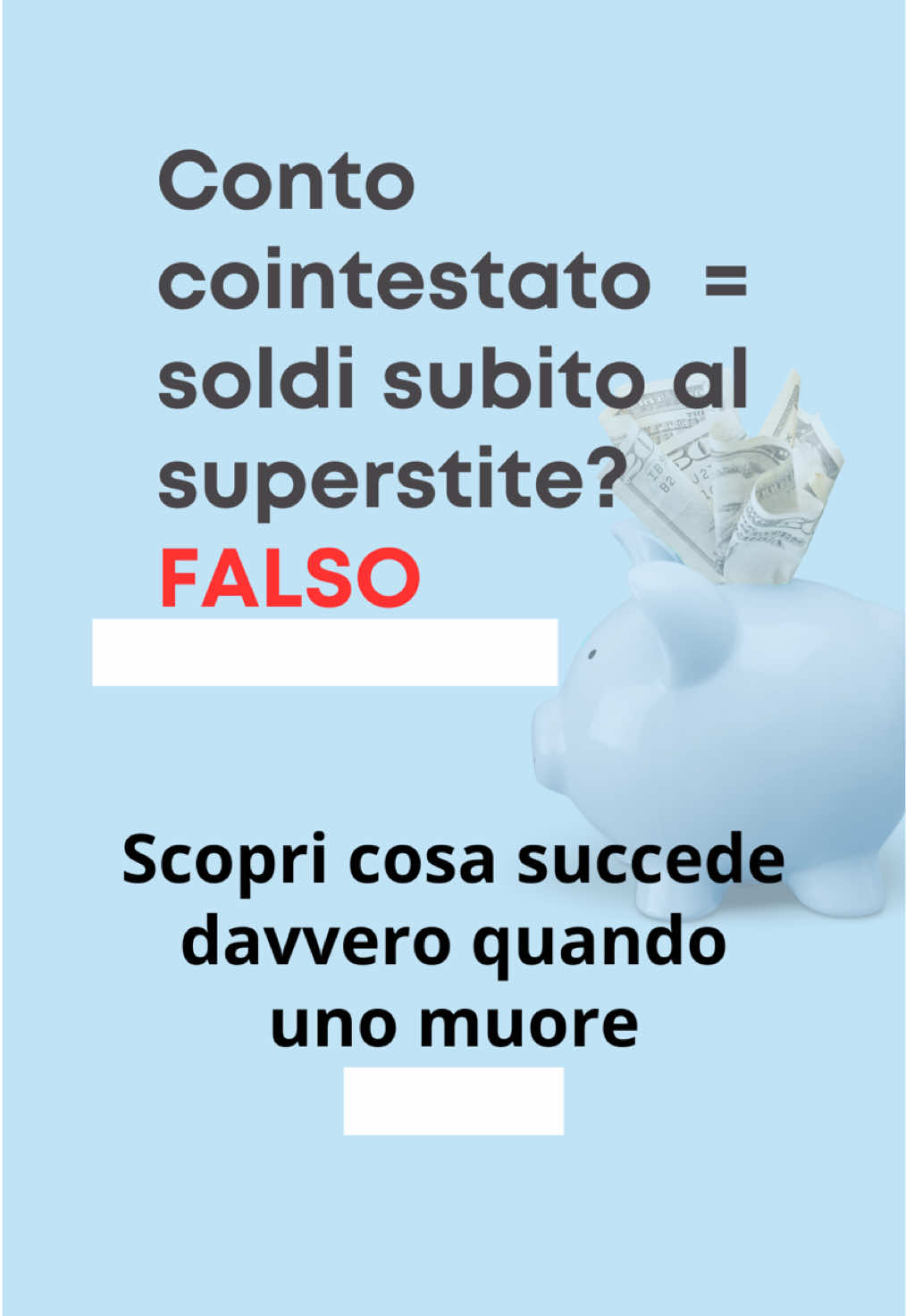 💬 Molti pensano che un conto cointestato “si trasferisca” in automatico al superstite. ❌ Non è così: alla morte di un intestatario la banca blocca il conto e la parte di sua competenza entra in successione. Questo significa pratiche, tempi lunghi e coinvolgimento di tutti gli eredi, non solo del cointestatario. 💡 Esempio: su 40.000€, 20.000 restano al superstite, 20.000 finiscono nella successione da dividere. Conoscere queste regole in anticipo può evitare problemi seri alla tua famiglia. #finanzapersonale #gestionesoldi #successione #investimenti #capitaledisicurezza  Il contenuto ha esclusivamente finalità informative e non costituisce in alcun modo un’offerta, un consiglio di investimento o una sollecitazione all’acquisto di strumenti finanziari. Non si tratta di ricerca in materia di investimenti.