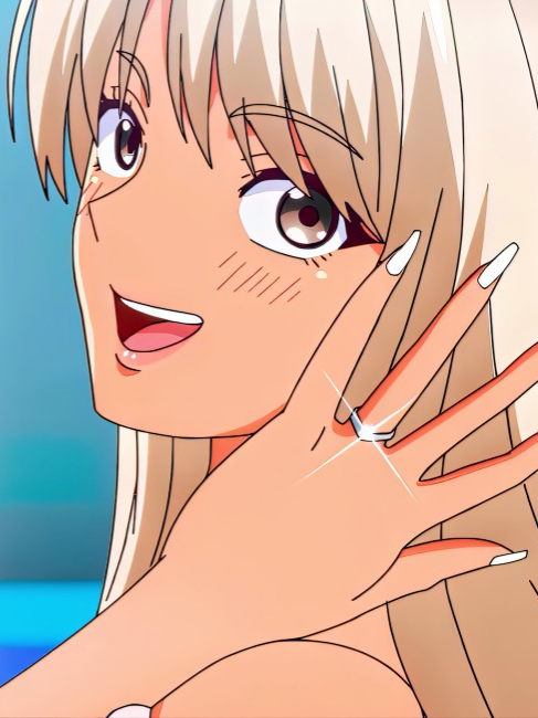 Her Glow Up 🔥 #hitozumanokuchibiru #ainatsuno #chuhailips #anime #animeedit