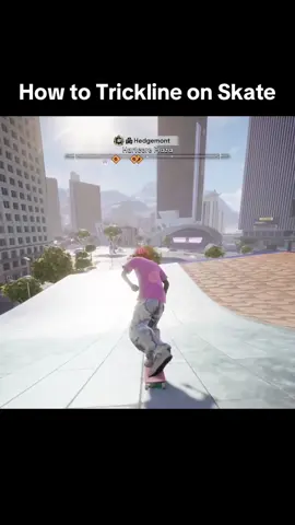 Part 1.. 👀 How to Trickline on Skate 4. Highly recommend watching @Bmich guide for a full breakdown on Auto Reverting! #fyp #skate4 #skate #tricklining #tutorial 