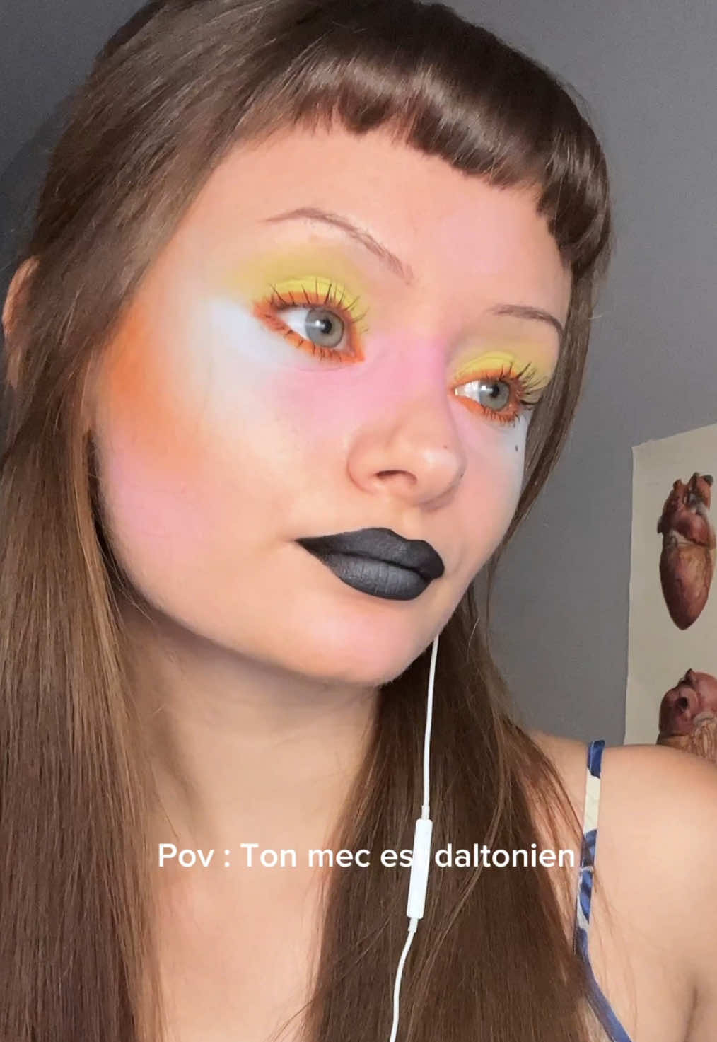 Un peu de couleurs sur ce visage  @3INA France @BEAUTY BAY @NYX COSMETICS FRANCE @Lancôme #makeup #colorfulmakeup #makeupaddict #pourtoii #fypシ゚viral🖤tiktok 