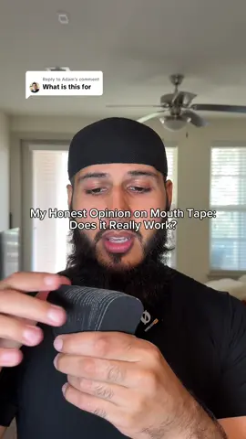 Replying to @Adam  Mouth tape has helped me have better quality sleep, stop snoring, stop drooling, and I wake up without having a super dry mouth. I don’t believe in the claims of this helping with your jawline. Try it for yourself. This quality mouth tape currently has a huge discount