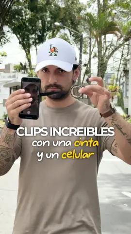 Tus mejores clips no necesitan bastantes equipos, solo basta una cinta y tu celular📲. Graba donde quieras: en el carro, pegado al techo, en horizontal o vertical, ningún lugar será impedimento🔥😎 ¿Quieres parte 2 de clips creativos? 👀 #ideas #clips #creatividad #videoviral #tips 
