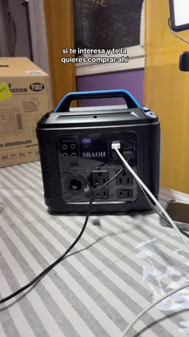 Estación de energía portátil para el hogar y exteriores #portablepowerstation #solargenerator #portablegenerator #portablecharger #tiktokshopsale 