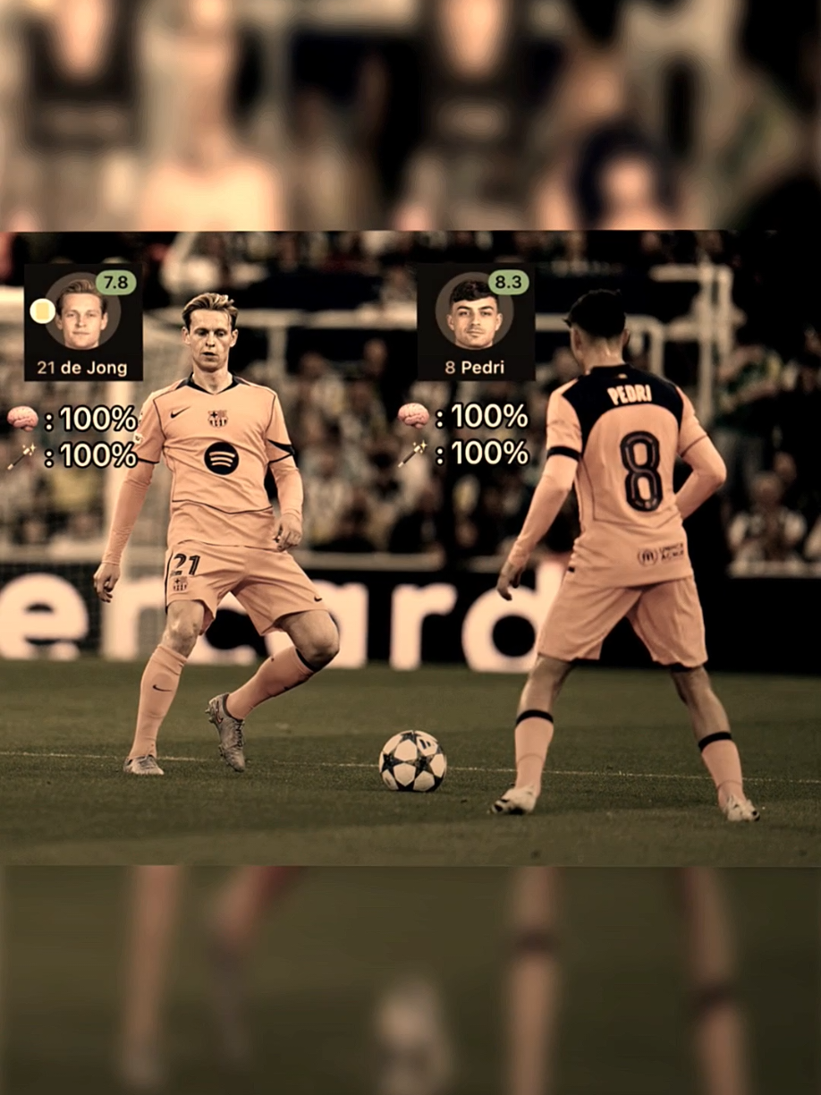 Newcastle pressing vs Pedri x De Jong 🥶