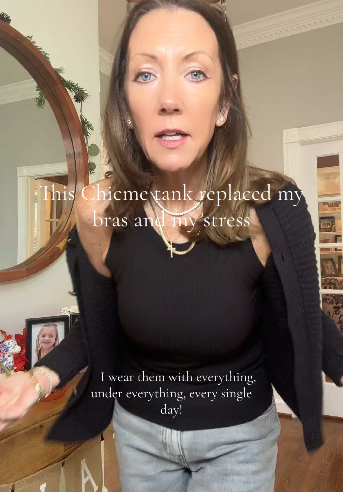 I’m over 50, and let me tell you — these ChicMe built-in bra tanks have simplified my life! 🌸 Supportive, comfy, and chic enough to wear every single day — under everything or all on their own. Who needs complicated when comfort looks this good? 💕 #EverydayChic #chicme #SimplifyYourStyle SimplifyYourLife #EffortlessChic #ComfortFirst #50AndFabulous #Over50Style #AgelessConfidence #fyp #tiktokshop #BuiltInConfidence #NoBraNoStress #ChicAndComfy #WearItEveryday @ChicMe_official 