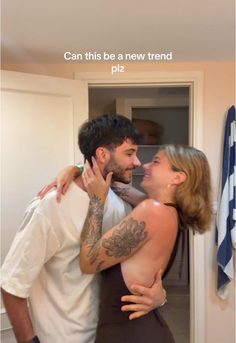 It was his idea 🥹🤍 tell him he did great!!  #couple #Relationship #boyfriend #trend 
