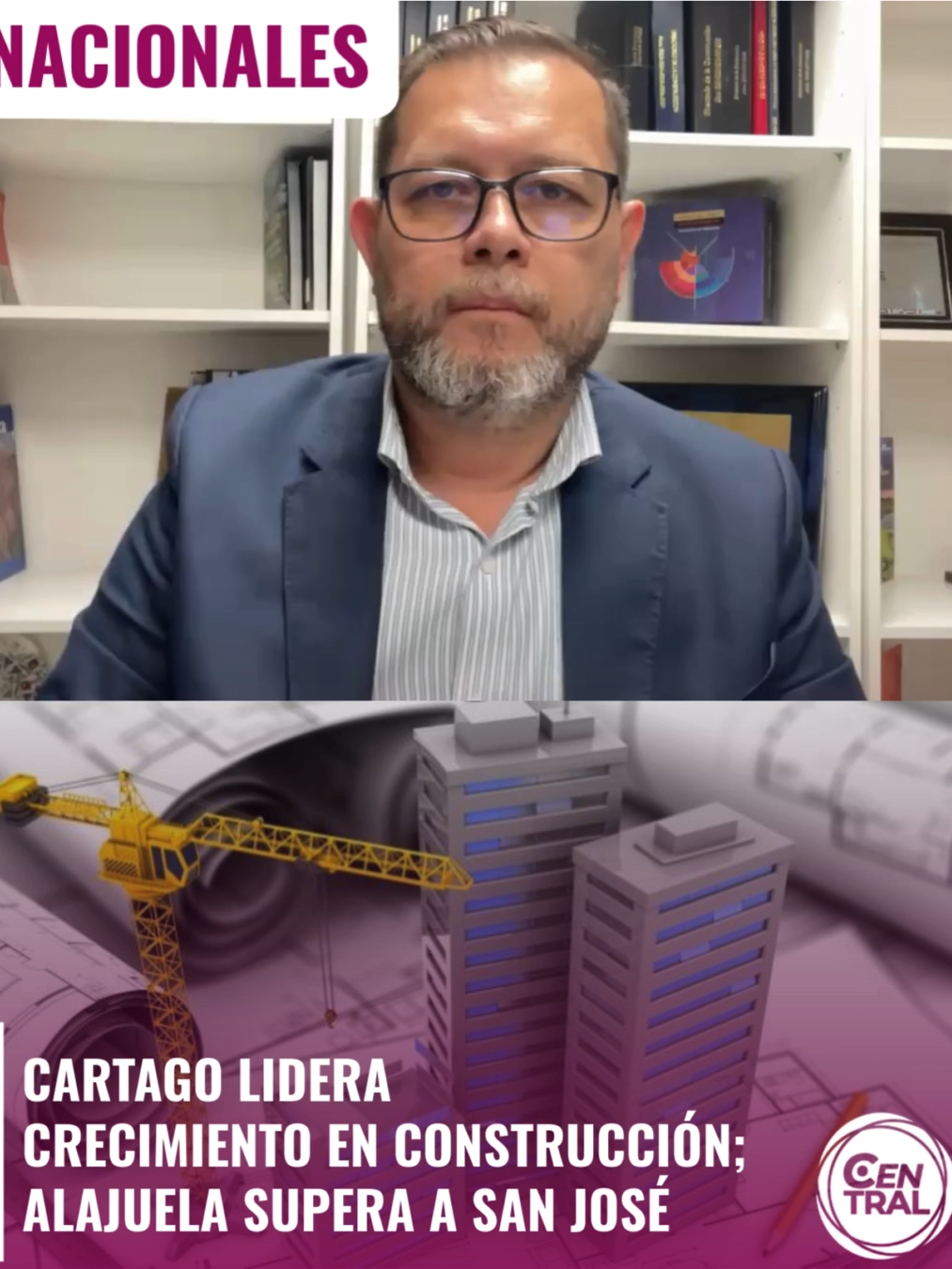#Nacionales | Cartago lidera crecimiento en construcción; Alajuela supera a San José El Informe Económico de la Cámara Costarricense de la Construcción indica que Cartago se convirtió en la provincia con mayor crecimiento en la intención de construcción en 2025, con un aumento del 53,9% en permisos tramitados. Alajuela también destacó al desplazar a San José en volumen total de metros cuadrados, consolidándose como la provincia con más actividad constructiva gracias a un alza del 15,2%. En contraste, la capital registró una caída del 17%, mientras Heredia retrocedió un 19%, Limón un 10,4% y Puntarenas un 2,1%. Guanacaste fue la única en mostrar un crecimiento adicional del 3,2%. Según Randall Murillo, director ejecutivo de la Cámara, los datos evidencian un reacomodo territorial de la construcción en el país. 📷 Recuerde sintonizar #CentralNoticias de lunes a viernes a las 2 p.m. en Central Ahora y nuestra edición estelar a las 8 p.m. por Gente Opa #Canal38. Nos encuentra en 20 digital de Liberty, 20 análogo y 701 digital de Telecable, 038 TIGO, 38 KaTV, 2110 digital de Kölbi, 38 Metrocom, Claro IPTV canal 38, Cable Caribe análogo 54 y 277 IPTV, KTV-IPTV canal 38 y Cable Plus canal 10 y digital 49.1. #ConstrucciónCR #EconomíaCR #Cartago #Alajuela #SanJosé #CámaraDeLaConstrucción #CentralNoticias