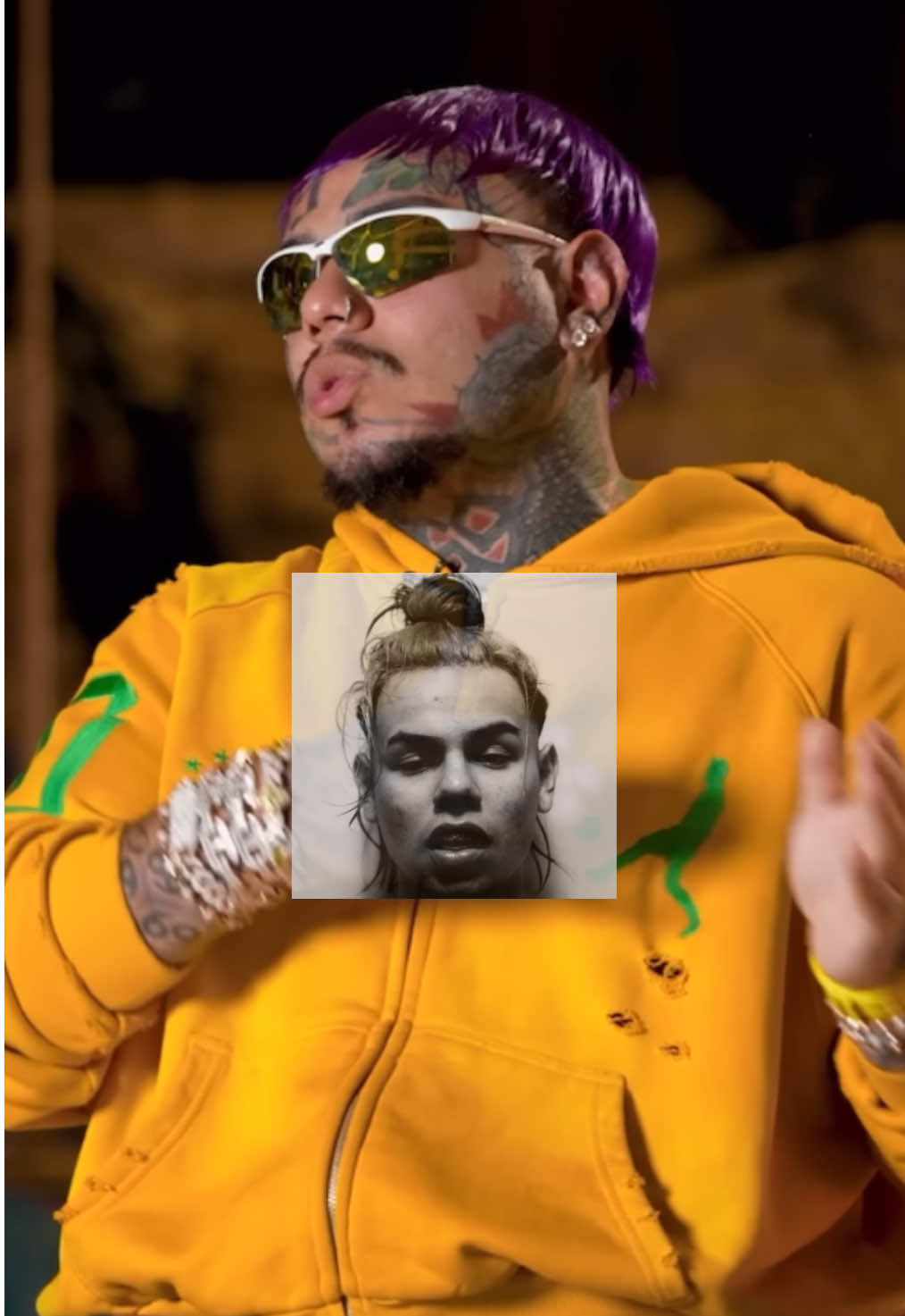 He started getting tattoos on his face around 2016/2017 #6ix9ine #fyp #tekashi6ix9ine #6ix9inefan #tekashi69 