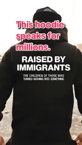 America was built by immigrants. We wear this hoodie with pride. #immigrant #immigrants #immigrantpride #immigrantlife #immigrantsmakeamericagreat 