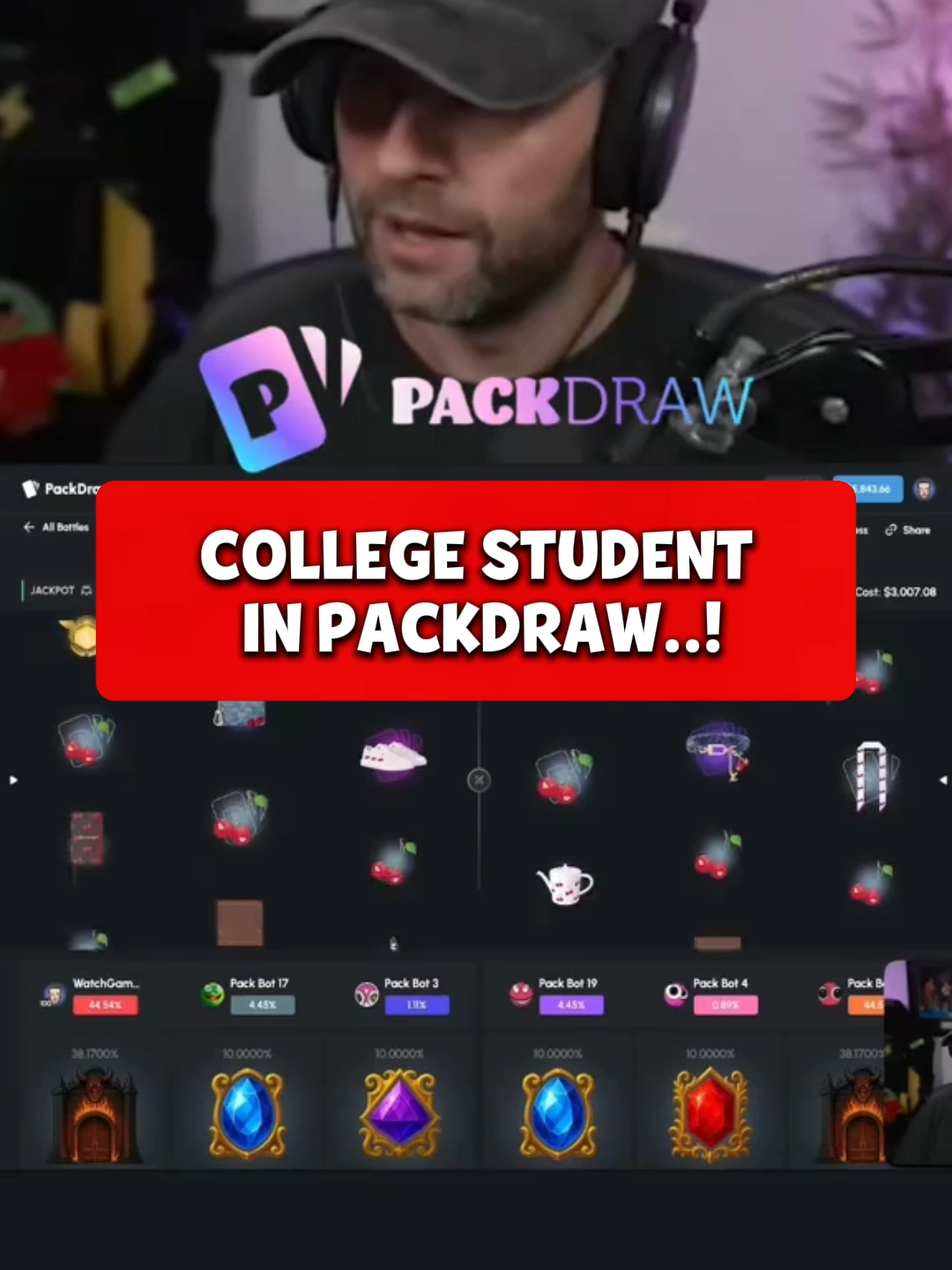 COLLEGE STUDENT IN PACKDRAW..!
