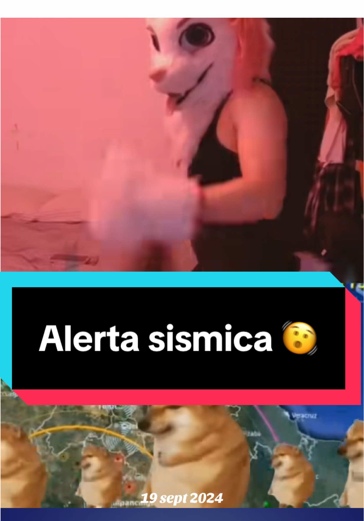 Cuando te entra la alerta sísmica presidencial 🫨 #AlertaSismica #SimulacroNacional2025