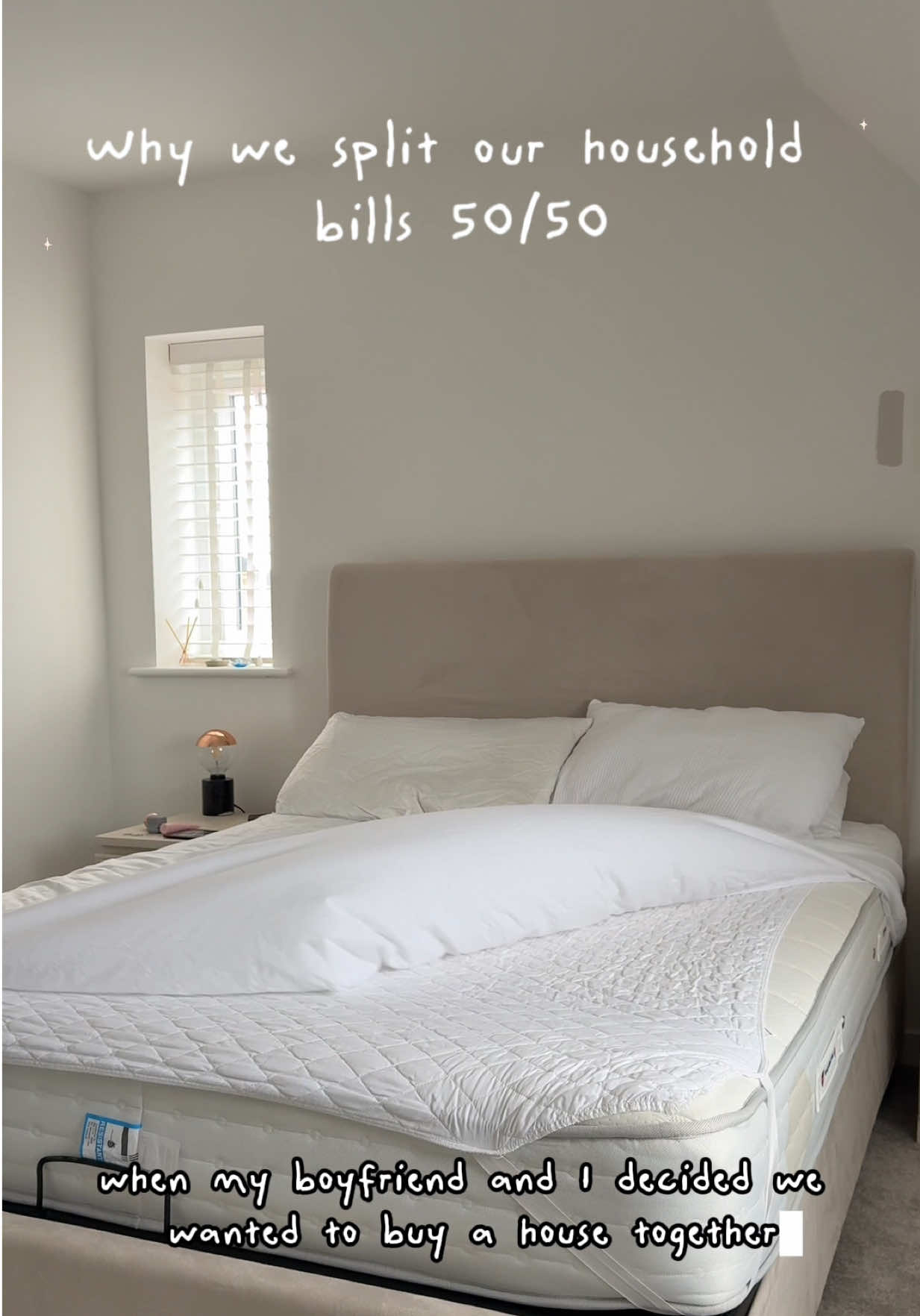 Why we decided to split 50/50! I know may change in the future but works for us now #bills #homeowners 