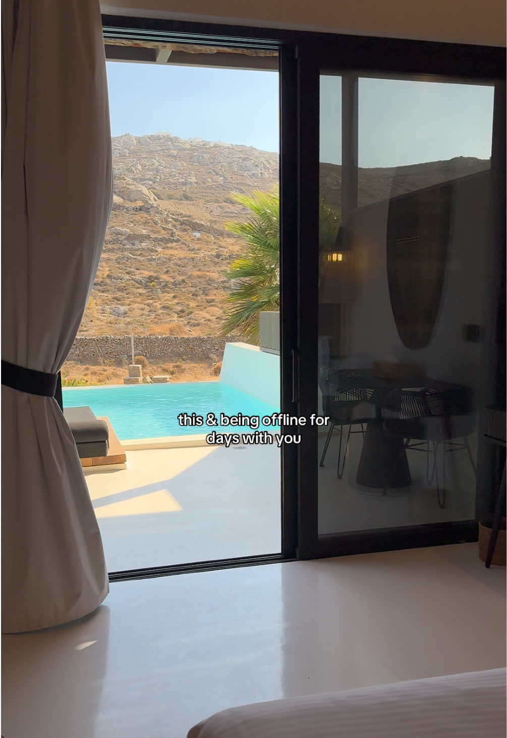 Ftelia Black Villas in Mykonos #fyp #voorjou #viral #fürdich #europe 