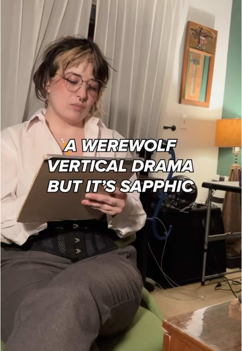 enjoy episode 1 of LOBOS LEZBOS ACADEMY  @B @Itchy Brained @Fluff  #lgbt #sapphic #verticals #verticaldrama #werewolves #knotting #lesbian #bi #twilight #moonphasedisease
