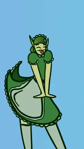 Who doesn't feel like a hot goblin sometimes? oc Rowdy #goblin #animation #oc #silly #cartoon