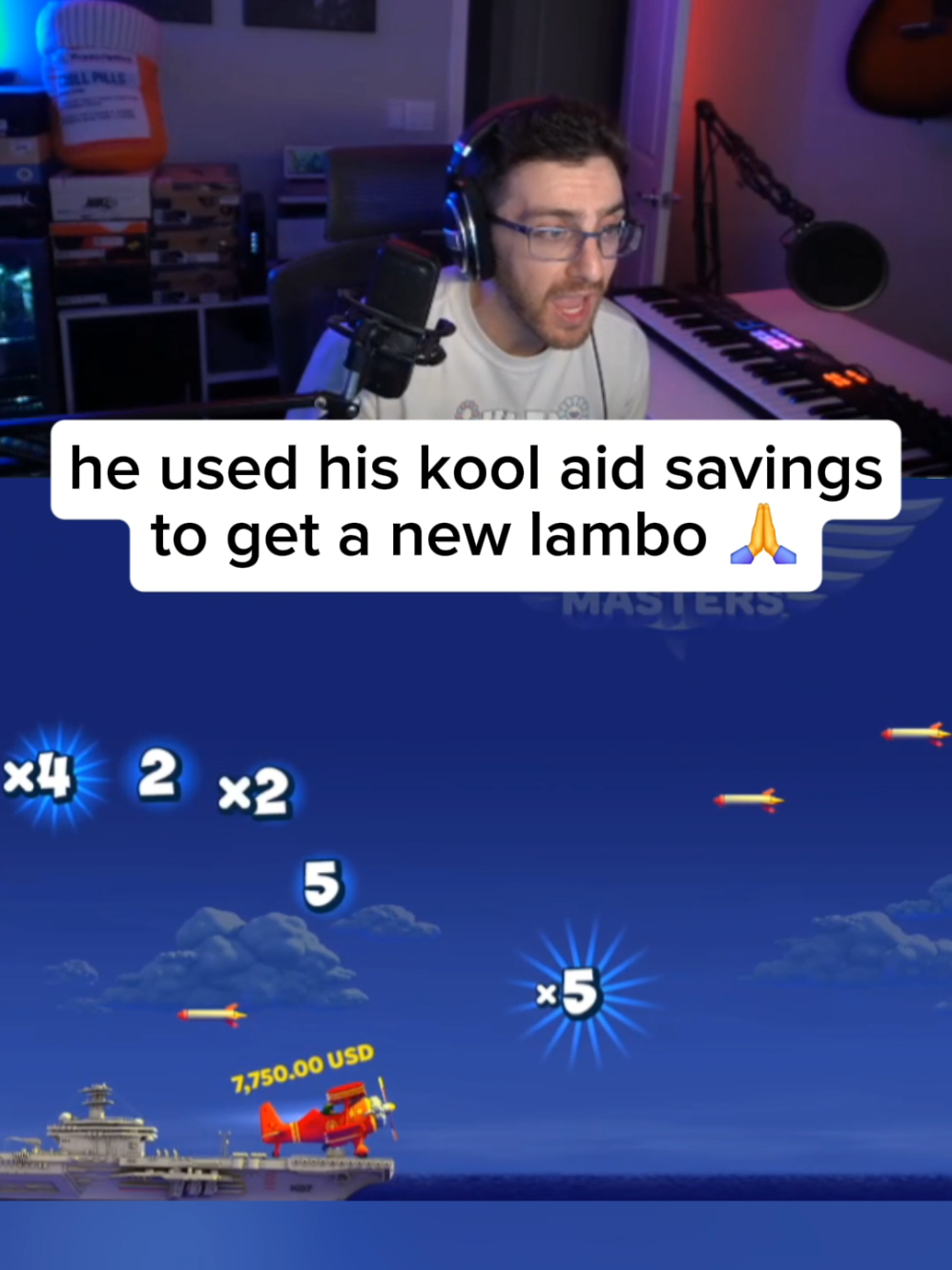 he used his kool aid savings to get a new lambo 🙏 #livestreamer #aviamasters 
