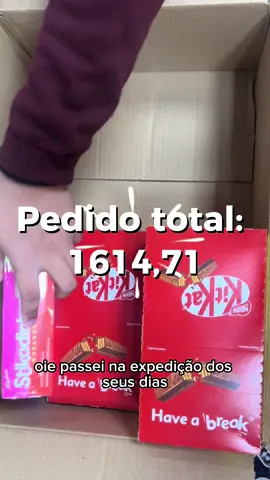 pedido cheio de doces para os colaboradores de uma empresa 🚀🎁 #lojadedoces #nestle #candy 