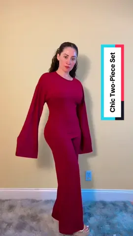 Chic Two-Piece Set #twopieceset #twopieceoutfit  #chicoutfit @ChicVibe Fashion #melky 