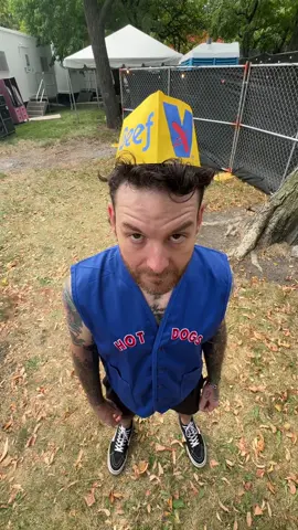 Got a sick new outfit from @Vienna Beef 🌭 @Riot Fest 