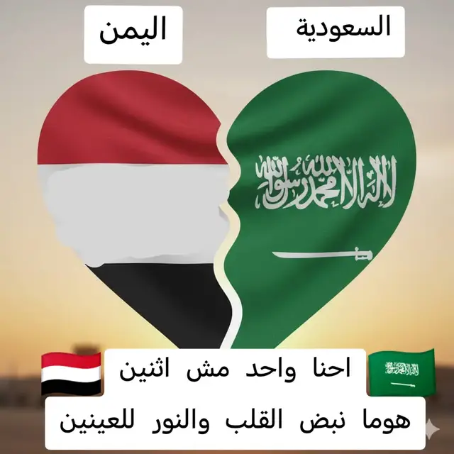 #احنا واحد مش اثنين هوما نبض القلب والنور للعينين🇸🇦🫡🇾🇪