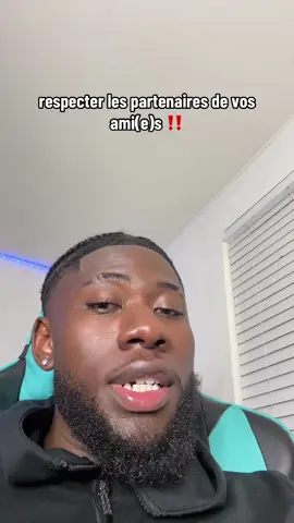 Le respect c est la base 🤝🏾 