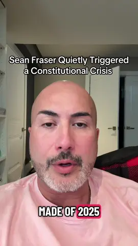 Sean Fraser has asked the Supreme Court of Canada to rule on section 33 of our Charter of Rights, despite its existence for over 40 years. No attorney general in history has ever done anything like this before.  #seanfraser #liberals #charterofrights #canada 