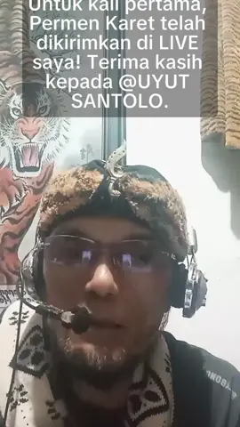 Saya sangat menghargainya! Terima kasih, UYUT SANTOLO! Ini kali pertama saya melihat Hadiah ini di LIVE saya. #tiktoklive #livehighlights #livegift #bubblegum #permenkaret