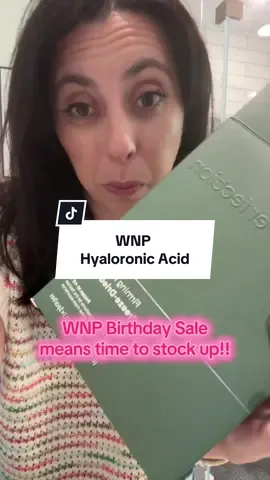 Love my WNP and do all my stocking up when they’re running sales #koreanskincare #tiktokshoprestock #hyaluronicacid 