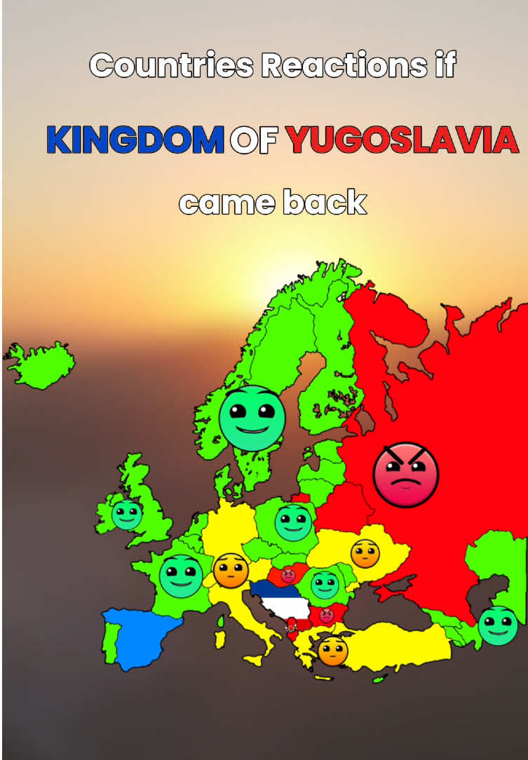 Countries Reactions if Yugoslavia came back #mapping #viral #fyp #foryou #mappingvideo 