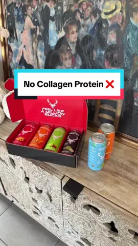 Replying to @Tony Joseph No collagen protein, 25g of pure whey protein isolate 💪🏼 #buckedup #energydrinks #protein 