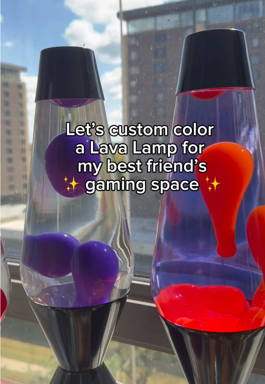 Take a lava lamp and turn it into something special 🤌🏼 I hope my bestie loves it! 🥰 what color combo should I do next? 👀 #customlavalamp #lavalamps #lavalamprepair #DIY #mushroomvibes