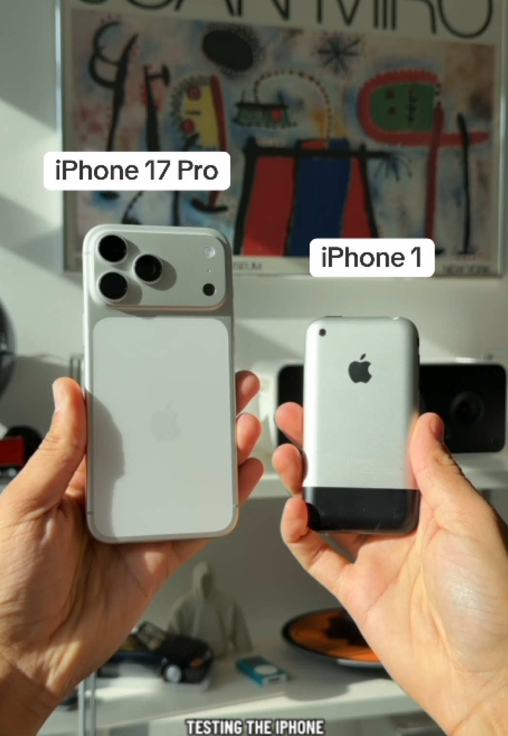 iPhone 17 Pro camera vs the FIRST iPhone's camera 🫢 #apple #iphone #iphone17 #Tech #ios26 