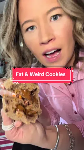 These are the BEST cookies 🤤 stuffed, gooey, and HUGE. Fat & Weird Cookie Bundle = instant happiness 🍪 @Fat & Weird Cookie Company  #fatandweirdcookies #stuffedcookies #cookietok #desserttok #viralcookies  