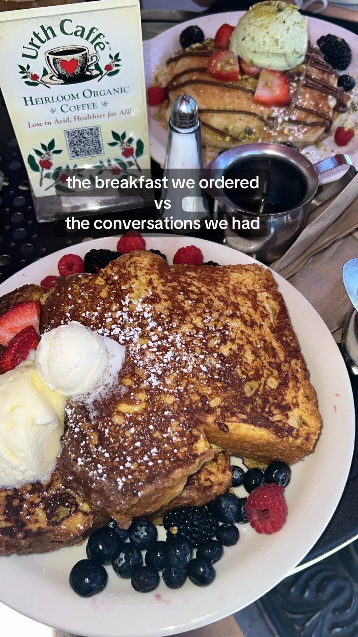 We’re just girls 🤭 #urthcaffe #fypシ #brunchdates 