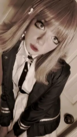 Woah Karma using unique angles?? Unheard of 🤯 #chiakinanami #chiakinanamicosplay #danganronpa #danganronpacosplay #cosplay 