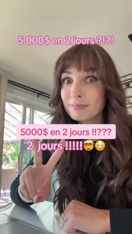 5000$ en 2 jours 😳 Tu as deux options, soit tu continues ta vie à scroller pour rien, mais toujours te plaindre que tu vies de paye en paye et que tu n’y arrive plus …. Ou tu viens chercher l’information sur le sideline que j’ai commencé lorsque mon bébé avait 6 mois, et qui m’a permis de prolonger mon congé de maternité, de ne jamais retourner travailler comme infirmière , et qui m’a rendu libre POINT. Tu dois venir m’écrire sur IG, car ici beaucoup de faux compte usurpe mon identité et contactent mes abonnés en privé, donc svp ne vous faite pas prendre et venez m’écrire sur IG : @carof1994 🩷 #revenuenligne #onlinebusinessforbeginners #stayathomemom #tiktokquebec #sideline 