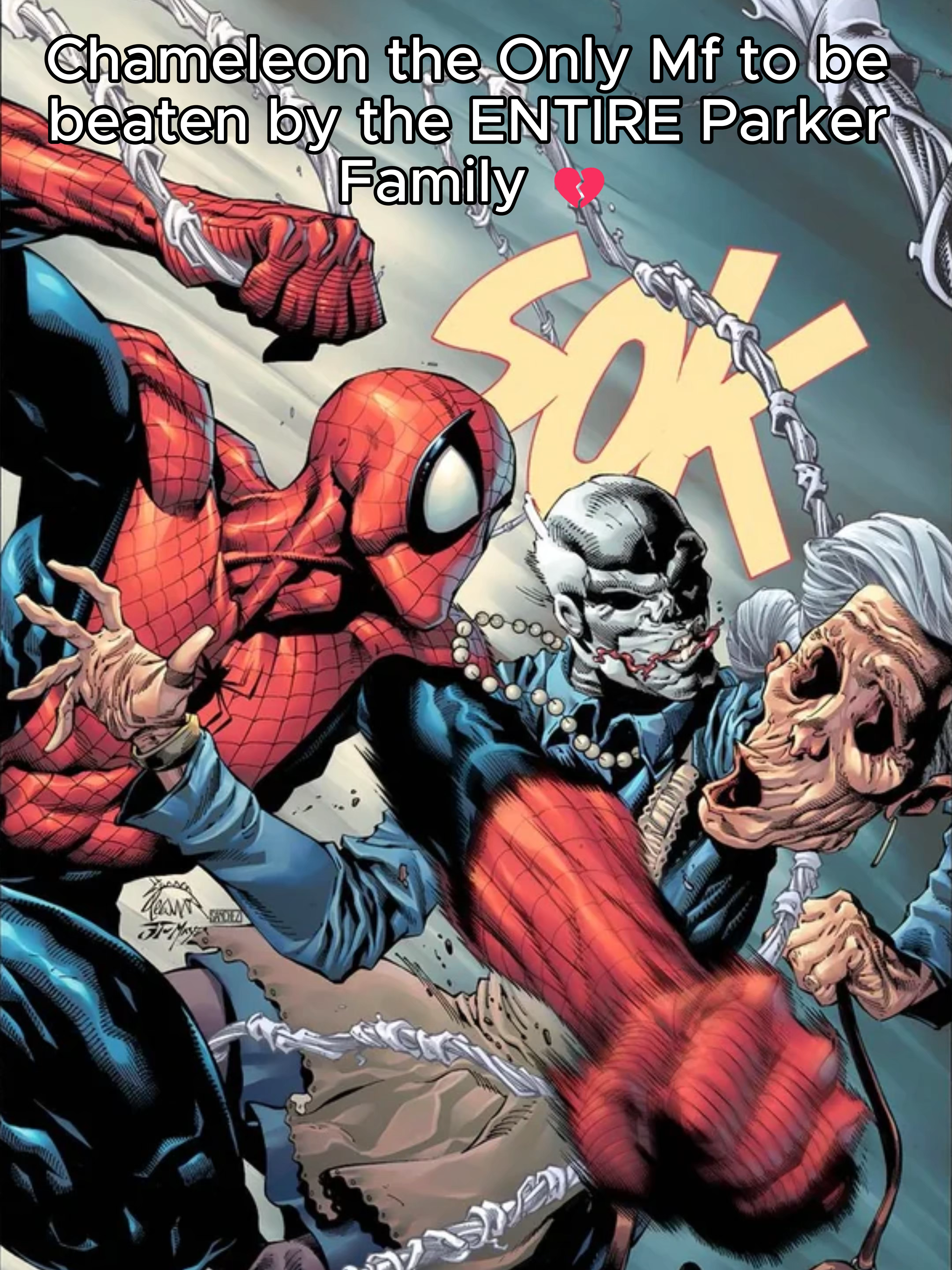 I've been wanting to make this video ever since I saw May beat him years ago 😂 #Spiderman #spidermancomics #comics #marvel #amazingspidermancomics