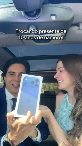 Trocando presentes de 10 anos de namoro!