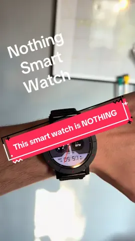 This smart watch from @Nothing is absolutely BONKERS! Battery life is unmatched, heart rate monitor is on POINT and for the price you really won’t find a better watch on #tiktokshop… TRUST!! #Nothing #CMFBrand #androidsmartwatch #SmartWatch 